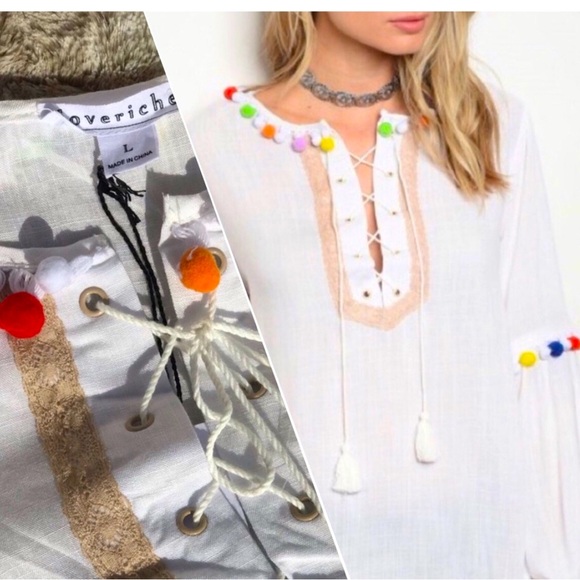 Hollywood Rage Tops - 🔥FLASH SALE Coveriche Bohemian Tunic blouse